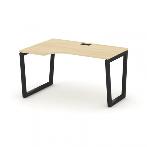 Style Project Стол рабочий эргоном. SN-5T2.SPA-011(L) Акация Лорка/Металл Антрацит/Заглушка Пластик фото 5