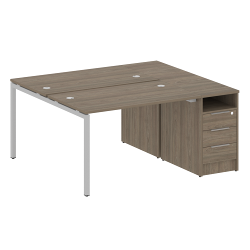 Бенч-система с тумбой на П-обр. м/к Metal System Quattro 40БП.РС-СТП-2.2