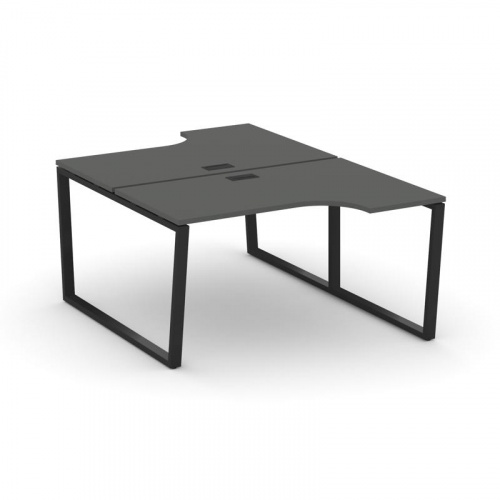 Style Project Рабочая станция эргоном. SN-6T2.DRPA-022 Акация Лорка/Металл Антрацит/Заглушка Пластик фото 9