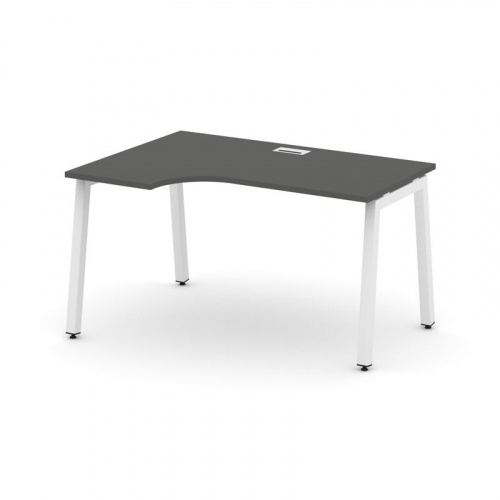 Style Project Стол рабочий эргоном. SN-5A.SPA-001(L) Дуб Наварра/Металл Антрацит 1380*600/980*750 фото 23