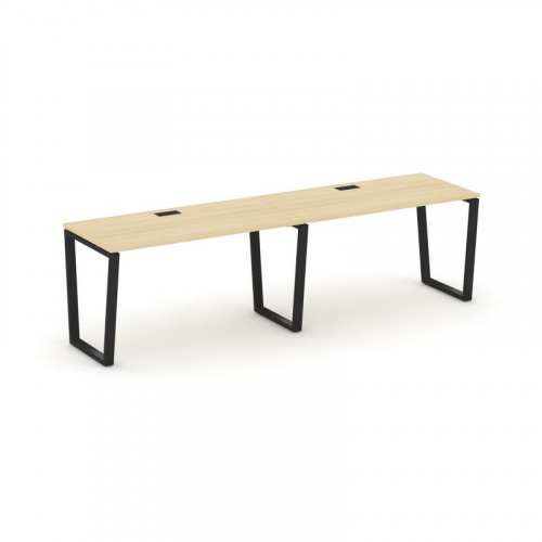 Style Project Рабочая станция 1 сторон. SN-6T2.ORS-012 Акация Лорка/Металл Антрацит/Заглушка Пластик фото 6