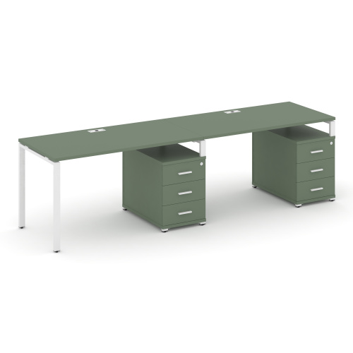 Бенч-система на 2 места с 2 опорными тумбами Concept CN.ORS-311