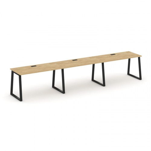 Style Project Рабочая станция 1 сторон. SN-6T1.ORS-033 Акация Лорка/Металл Антрацит/Заглушка Пластик