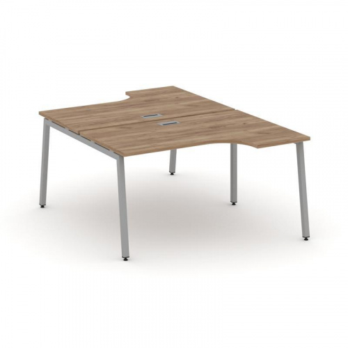 Style Project Рабочая станция эргоном. SN-4A.DRPA-002 Дуб Наварра/Металл Антрацит 1580*1232/1992*750 фото 7