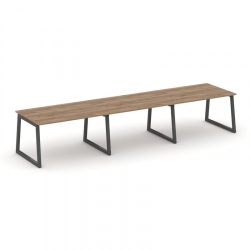 Style Project Стол переговорный SN-5T1.SPRG-021.3 Акация Лорка/Металл Антрацит 2940*980*750 фото 23