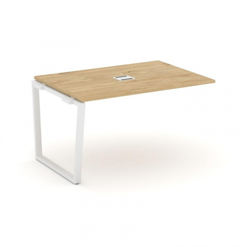 Style Project Проходной наб. элем. перег. стола SN-6T2.NSPRG-001 Акация Лорка/Металл Антрацит/Заглуш фото 3