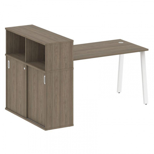 Стол письменный с шкафом-купе на А-обр. м/к Metal System БА.РС-СШК-3.3 фото 8