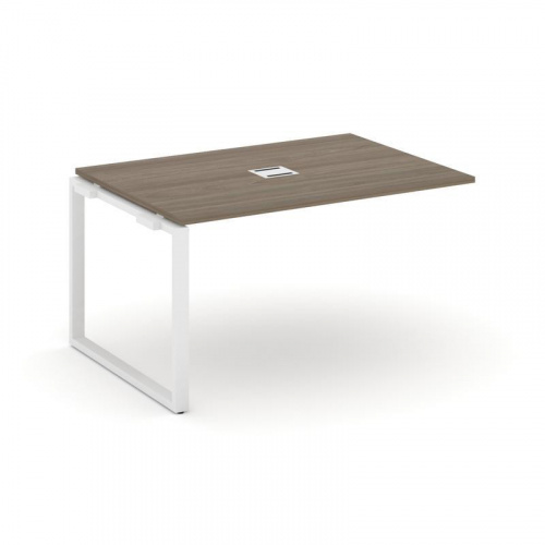 Style Project Проходной наб. элем. перег. стола SN-6O.NSPRG-001 Тиквуд Светлый/Металл Белый 980*980* фото 14