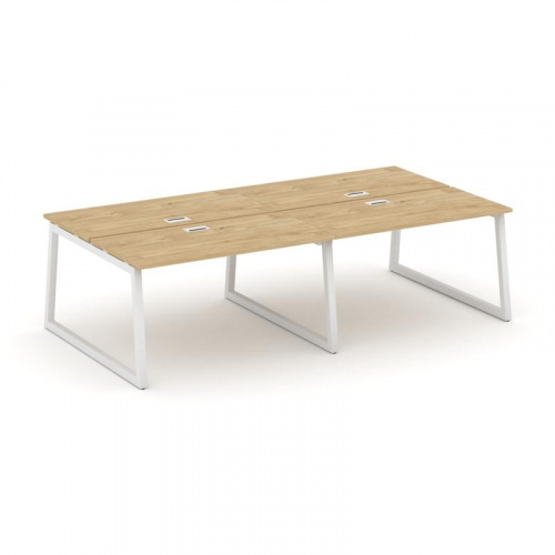 Style Project Рабочая станция 2-х сторон. SN-5T1.DRS-031 Акация Лорка/Металл Антрацит/Заглушка Пласт фото 3