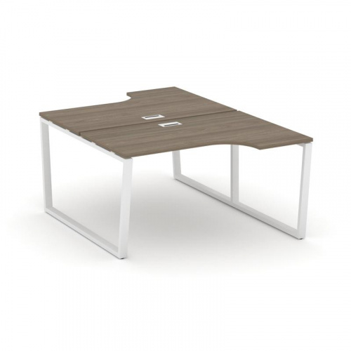 Style Project Рабочая станция эргоном. SN-6T2.DRPA-022 Акация Лорка/Металл Антрацит/Заглушка Пластик фото 15