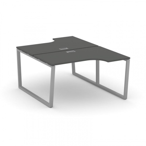 Style Project Рабочая станция эргоном. SN-6T2.DRPA-022 Акация Лорка/Металл Антрацит/Заглушка Пластик фото 18