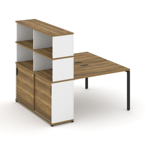 Бенч-система с опорным шкафом-купе с надставкой Concept CN.DRS-242 фото 7