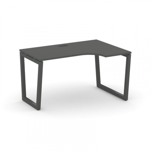 Style Project Стол рабочий эргоном. SN-5T2.SPA-011(R) Акация Лорка/Металл Антрацит/Заглушка Пластик фото 27