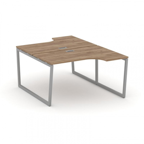 Style Project Рабочая станция эргоном. SN-4T2.DRPA-021 Акация Лорка/Металл Антрацит/Заглушка Пластик фото 9