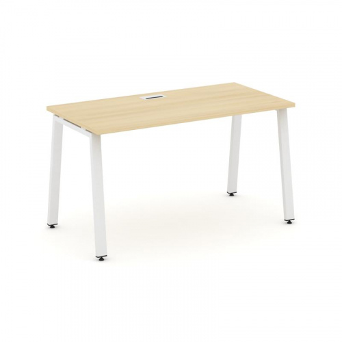 Style Project Стол письменный SN-6A.SP-011 Акация Лорка/Металл Белый 980*700*750 фото 28