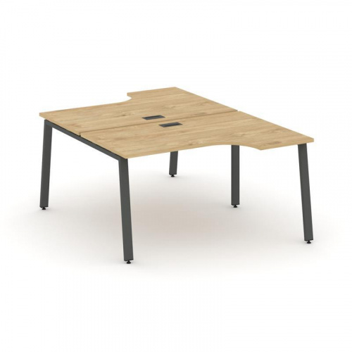 Style Project Рабочая станция эргоном. SN-6A.DRPA-021 Акация Лорка/Металл Белый 1380*1632/1992*750 фото 20