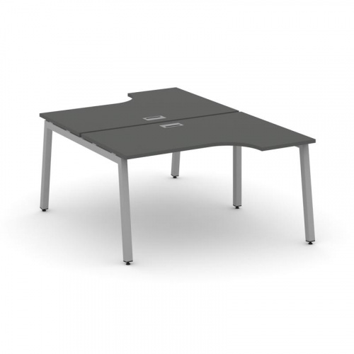 Style Project Рабочая станция эргоном. SN-5A.DRPA-002 Дуб Наварра/Металл Антрацит 1580*1232/1992*750 фото 4