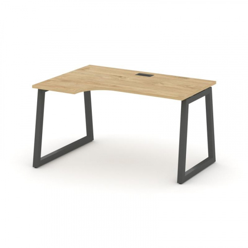 Style Project Стол рабочий эргоном. SN-5T1.SPA-022(L) Акация Лорка/Металл Антрацит/Заглушка Пластик фото 22