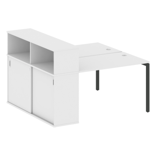 Бенч-система с шкафом-купе на П-обр. м/к Metal System Quattro 40БП.РС-СШК-2.2 фото 13