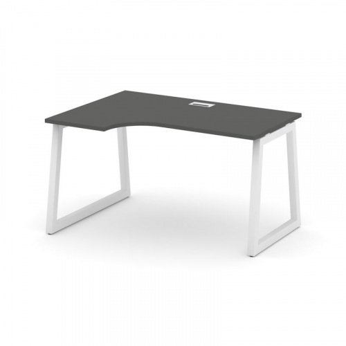 Style Project Стол рабочий эргоном. SN-5T1.SPA-022(L) Акация Лорка/Металл Антрацит/Заглушка Пластик фото 19