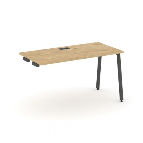 Style Project Стол-приставка к опор. элем. SN-4A.OPRS-023 Дуб Табак/Металл Антрацит 1380*800*750 фото 18