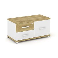 Тумба приставная с 2 ящиками Concept CN.TSP-004 W