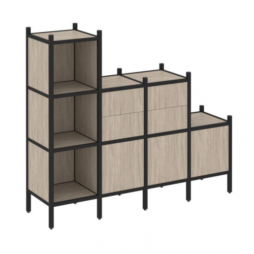 Стеллаж офисный прямой Loft VR.L-17 фото 3 Стеллаж офисный прямой Loft VR.L-17 фото 3