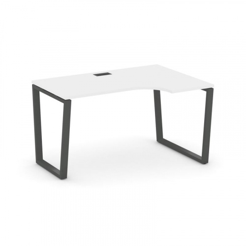 Style Project Стол рабочий эргоном. SN-6T2.SPA-022(R) Акация Лорка/Металл Антрацит/Заглушка Пластик фото 26