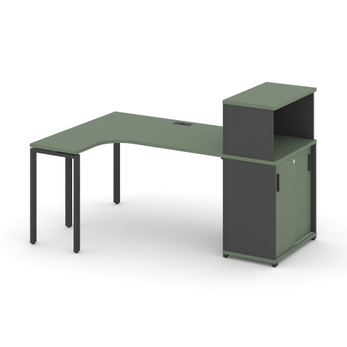Стол эргономичный с опорным шкафом-купе Concept CN.SA-220(L)