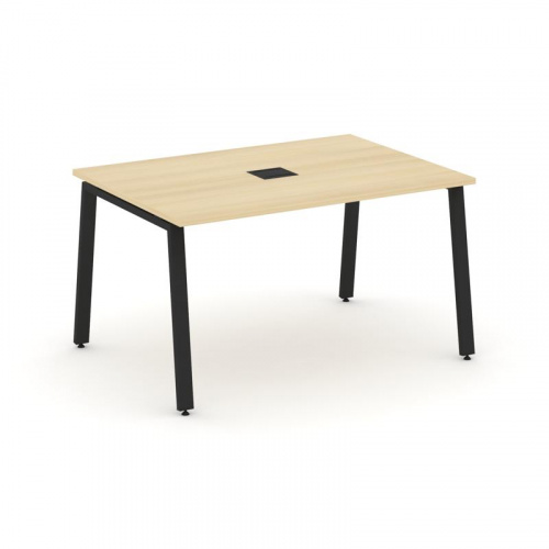 Style Project Стол переговорный SN-6A.SPRG-003 Дуб Табак/Металл Белый 1380*980*750 фото 8