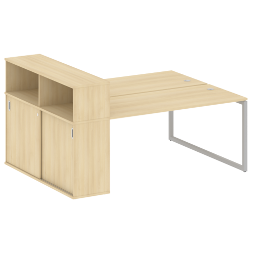 Бенч-система с шкафом-купе на О-обр. м/к Metal System Quattro 40БО.РС-СШК-2.4 фото 8