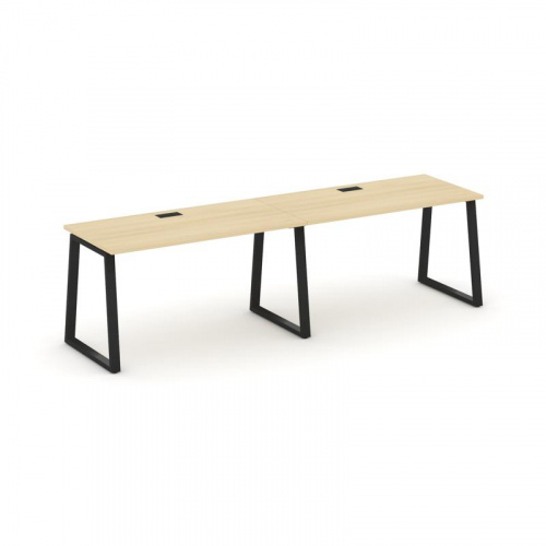 Style Project Рабочая станция 1 сторон. SN-6T1.ORS-012 Акация Лорка/Металл Антрацит/Заглушка Пластик фото 9