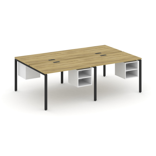 Бенч-система на 4 места с подвесными тумбами Concept CN.DRS-126 фото 4