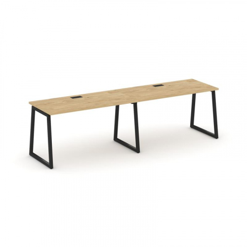 Style Project Рабочая станция 1 сторон. SN-4T1.ORS-003 Акация Лорка/Металл Антрацит/Заглушка Пластик