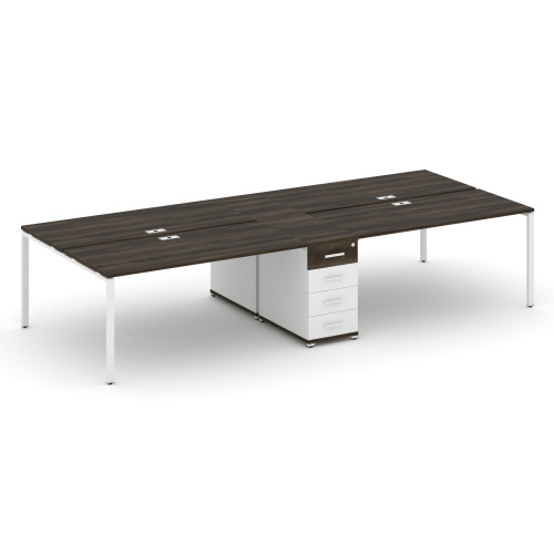 Бенч-система на 4 места с 1 опорной тумбой Concept CN.DRS-420 фото 10