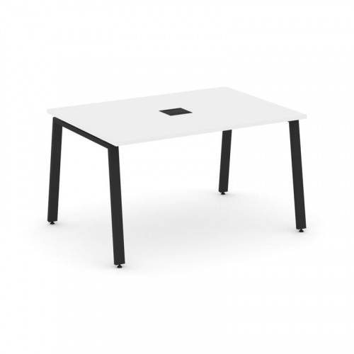 Style Project Стол переговорный SN-6A.SPRG-003 Дуб Табак/Металл Белый 1380*980*750 фото 2