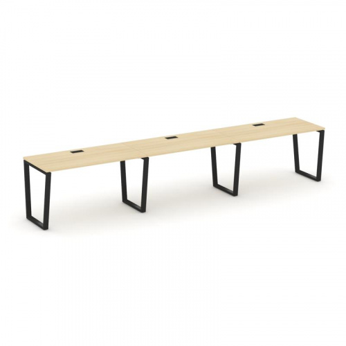 Style Project Рабочая станция 1 сторон. SN-6T2.ORS-054 Акация Лорка/Металл Антрацит/Заглушка Пластик фото 6