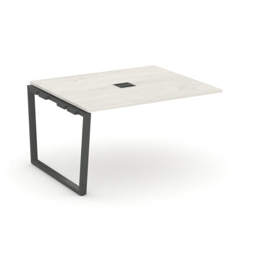 Style Project Проходной наб. элем. перег. стола SN-6T2.NSPRG-034 Акация Лорка/Металл Антрацит/Заглуш фото 24