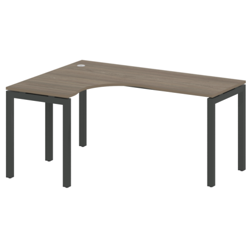 Стол криволинейный левый на П-обр. м/к Metal System Quattro 50БП.СА-4 (L)