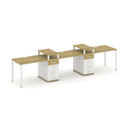 Бенч-система на 3 места с 2 опорными тумбами Concept CN.ORS-449 фото 11