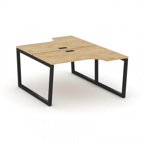 Style Project Рабочая станция эргоном. SN-5T2.DRPA-001 Акация Лорка/Металл Антрацит/Заглушка Пластик