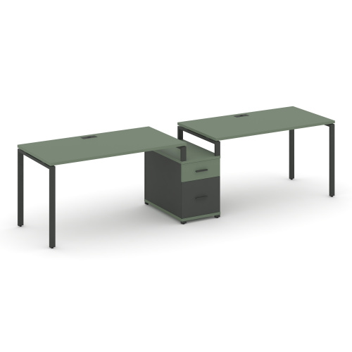 Бенч-система на 2 места с 1 опорной тумбой Concept CN.ORS-305 фото 4