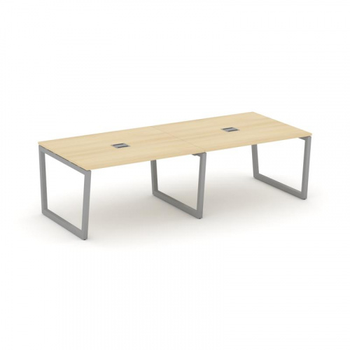 Style Project Стол переговорный SN-5T2.SPRG-042 Акация Лорка/Металл Антрацит/Заглушка Металл Антраци фото 20