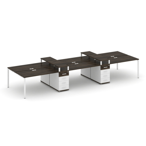 Бенч-система на 6 мест с 2 опорными тумбами Concept CN.DRS-467 фото 10