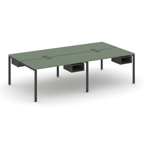 Бенч-система на 4 места с подвесными тумбами Concept CN.DRS-123