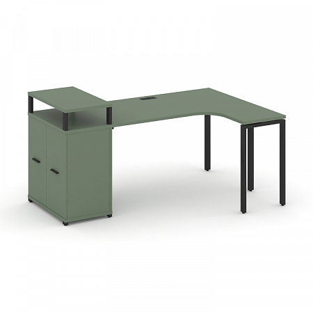 Стол эргономичный с опорным распашным шкафом Concept CN.SA-212(R)