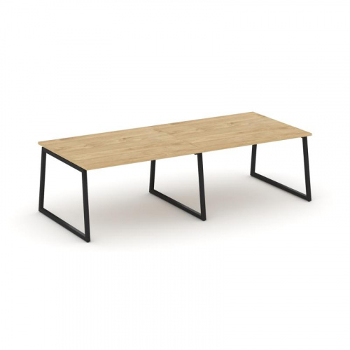 Style Project Стол переговорный SN-4T1.SPRG-043.3 Акация Лорка/Металл Антрацит 2760*1180*750 фото 2