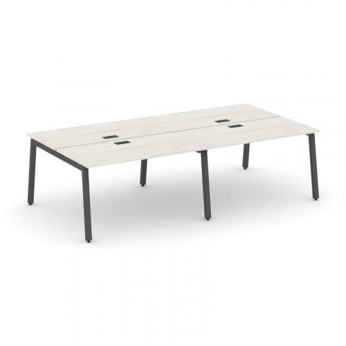 Style Project Рабочая станция 2-х сторон. SN-5A.DRS-033 Дуб Наварра/Металл Белый 2760*1232*750 фото 15