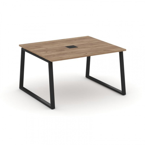 Style Project Стол переговорный SN-6T1.SPRG-034 Акация Лорка/Металл Антрацит/Заглушка Металл Антраци фото 10