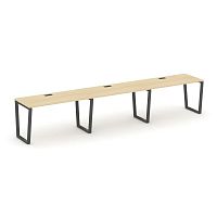 Style Project Рабочая станция 1 сторон. SN-6T2.ORS-052 Акация Лорка/Металл Антрацит/Заглушка Пластик